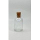 30 ml Şeffaf Cam Flakon (Penisilin Şişesi) Mantar Tıpalı