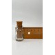 6 ml Şeffaf Cam Flakon (Penisilin Şişesi) Mantar Tıpalı