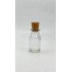 8 ml Şeffaf Cam Flakon (Penisilin Şişesi) Mantar Tıpalı
