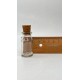 8 ml Şeffaf Cam Flakon (Penisilin Şişesi) Mantar Tıpalı