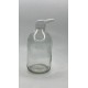 100 ml Şeffaf Cam Flakon (Penisilin Şişesi) Tank Damlalıklı Kör Tıpalı