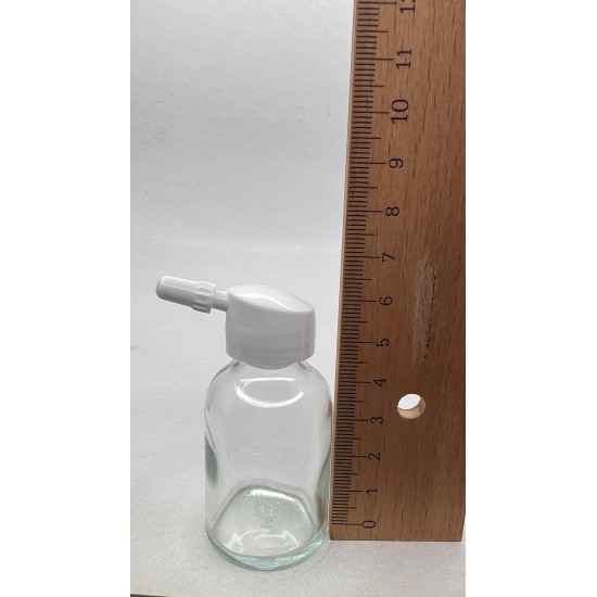 25 ml Şeffaf Cam Flakon (Penisilin Şişesi) Tank Damlalıklı ve Kör Tıpalı