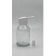 25 ml Şeffaf Cam Flakon (Penisilin Şişesi) Tank Damlalıklı ve Kör Tıpalı