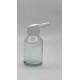 25 ml Şeffaf Cam Flakon (Penisilin Şişesi) Tank Damlalıklı ve Kör Tıpalı