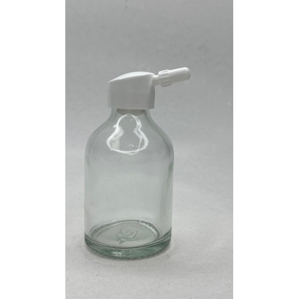 50 ml Şeffaf Cam Flakon (Penisilin Şişesi) Tank Damlalıklı ve Kör Tıpalı