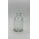 50 ml Şeffaf Cam Flakon (Penisilin Şişesi) Tank Damlalıklı ve Kör Tıpalı