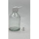 50 ml Şeffaf Cam Flakon (Penisilin Şişesi) Tank Damlalıklı ve Kör Tıpalı