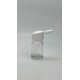 6 ml Şeffaf Cam Flakon (Penisilin Şişesi) Tank Damlalıklı ve Kör Tıpalı