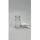 8 ml Şeffaf Cam Flakon (Penisilin Şişesi) Tank Damlalıklı ve Kör Tıpalı