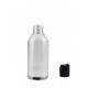 150 ml Şeffaf Plastik Şişe (PET) Siyah Disc Top Kapaklı