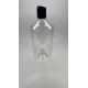 1000 ml (1 Litre) Şeffaf Plastik Şişe (PET) Siyah Disc Top Kapaklı