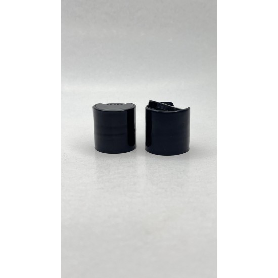 250 ml Kahverengi Plastik Şişe (PET) Siyah Disc Top Kapaklı