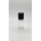 30 ml Şeffaf Plastik Şişe (PET) Siyah Disc Top Kapaklı