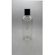500 ml Şeffaf Plastik Şişe (PET) Siyah Disc Top Kapaklı