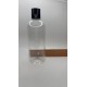 500 ml Şeffaf Plastik Şişe (PET) Siyah Disc Top Kapaklı