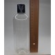 500 ml Şeffaf Plastik Şişe (PET) Siyah Disc Top Kapaklı