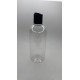 500 ml Şeffaf Plastik Şişe (PET) Siyah Disc Top Kapaklı