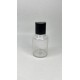 60 ml Şeffaf Plastik Şişe (PET) Siyah Disc Top Kapaklı