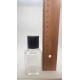 60 ml Şeffaf Plastik Şişe (PET) Siyah Disc Top Kapaklı