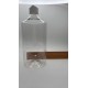 1000 ml Şeffaf Plastik Şişe (PET) Beyaz Açmalı Kapaklı (Erka Kapak)