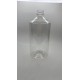 1000 ml Şeffaf Plastik Şişe (PET) Siyah Açmalı Kapaklı (Erka Kapak)