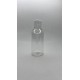 100 ml Şeffaf Plastik Şişe (PET) Beyaz Fliptop Kapaklı