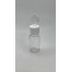 10 ml Şeffaf Plastik Şişe (PET) Beyaz Fliptop Kapaklı