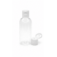 150 ml Şeffaf Plastik Şişe (PET) Beyaz Fliptop Kapaklı