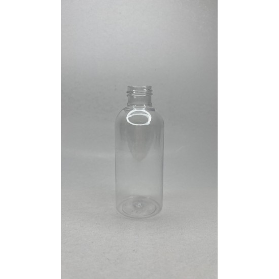 150 ml Şeffaf Plastik Şişe (PET) Siyah Fliptop Kapaklı