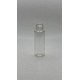 20 ml Şeffaf Plastik Şişe (PET) Beyaz Fliptop Kapaklı