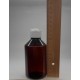 250 ml Kahverengi Plastik Şişe (PET) Beyaz Açmalı Kapaklı (Erka Kapak)