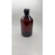 500 ml Kahverengi Plastik Şişe (PET) Siyah Açmalı Kapaklı (Erka Kapak)