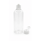 500 ml Şeffaf Plastik Şişe (PET) Beyaz Açmalı Kapaklı (Erka Kapak)