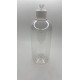 500 ml Şeffaf Plastik Şişe (PET) Beyaz Açmalı Kapaklı (Erka Kapak)
