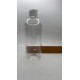 500 ml Şeffaf Plastik Şişe (PET) Beyaz Açmalı Kapaklı (Erka Kapak)