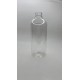 500 ml Şeffaf Plastik Şişe (PET) Siyah Açmalı Kapaklı (Erka Kapak)