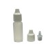 10 ml Damlalıklı Plastik Şişe (Göz Damlası Şişesi) Şeffaf - Beyaz Kapaklı