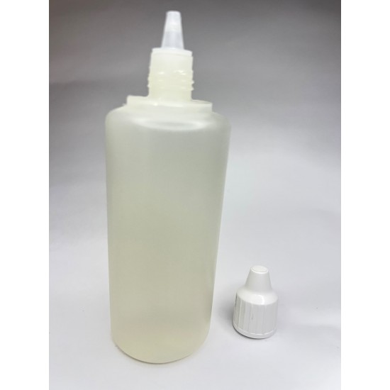100 ml Damlalıklı Plastik Şişe (Göz Damlası Şişesi) Şeffaf - Beyaz Kapaklı