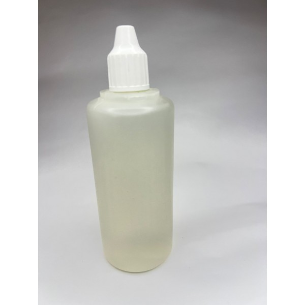 100 ml Damlalıklı Plastik Şişe (Göz Damlası Şişesi) Şeffaf - Beyaz Kapaklı