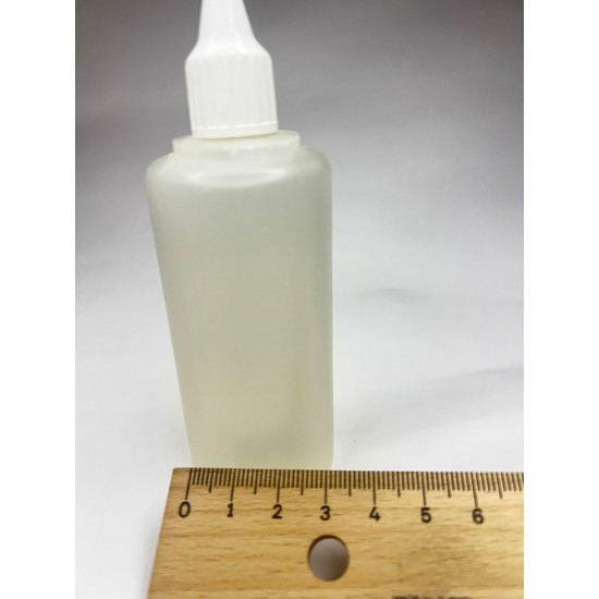 100 ml Damlalıklı Plastik Şişe (Göz Damlası Şişesi) Şeffaf - Beyaz Kapaklı