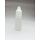 10 ml Damlalıklı Plastik Şişe (Göz Damlası Şişesi) Şeffaf - Beyaz Kapaklı