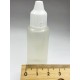 20 ml Damlalıklı Plastik Şişe (Göz Damlası Şişesi) Şeffaf - Beyaz Kapaklı