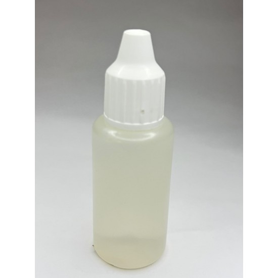 20 ml Damlalıklı Plastik Şişe (Göz Damlası Şişesi) Şeffaf - Beyaz Kapaklı