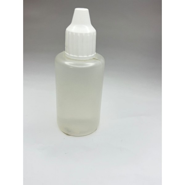 30 ml Damlalıklı Plastik Şişe (Göz Damlası Şişesi) Şeffaf - Beyaz Kapaklı