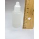 30 ml Damlalıklı Plastik Şişe (Göz Damlası Şişesi) Şeffaf - Beyaz Kapaklı