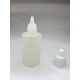 30 ml Damlalıklı Plastik Şişe (Göz Damlası Şişesi) Şeffaf - Beyaz Kapaklı