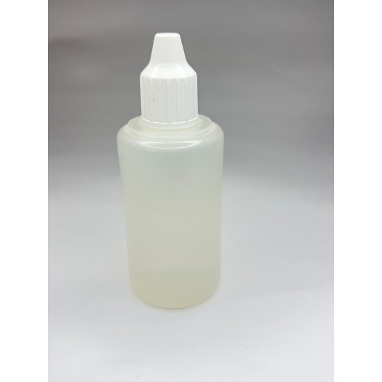 50 ml Damlalıklı Plastik Şişe (Göz Damlası Şişesi) Şeffaf - Beyaz Kapaklı