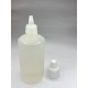 50 ml Damlalıklı Plastik Şişe (Göz Damlası Şişesi) Şeffaf - Beyaz Kapaklı