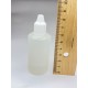 50 ml Damlalıklı Plastik Şişe (Göz Damlası Şişesi) Şeffaf - Beyaz Kapaklı