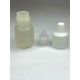 5 ml Damlalıklı Plastik Şişe (Göz Damlası Şişesi) Şeffaf - Beyaz Kapaklı